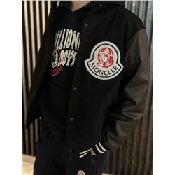 Мужская куртка с вышивкой МОНКЛЕ*Р