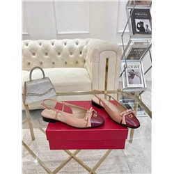 Новая весенняя модель французского стиля  Женские туфли на низком каблуке  ВАЛЕНТИН*О