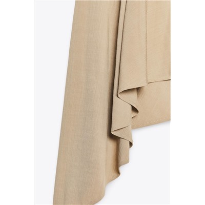 HALTER FLOWING SHORT DRESS