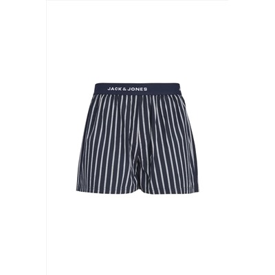 Jack & Jones Jack&jones Minimalist Çizgili Erkek Boxer Şort Seti - 2'li