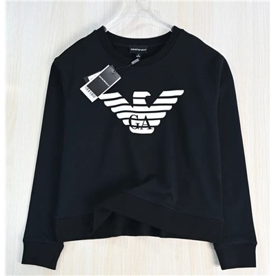 Женская хлопковая толстовка  ЭМПОРИО АРМАН*И