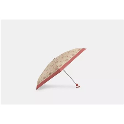 Uv Protection Mini Umbrella With Cherry Print