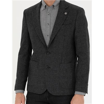 Füme Slim Fit Ceket