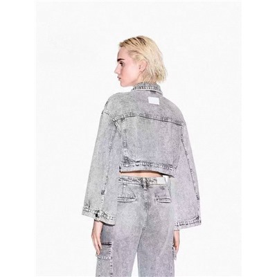 Женская джинсовая куртка с широкими рукавами АРМАН*И