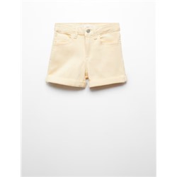 Short denim bajo vuelto