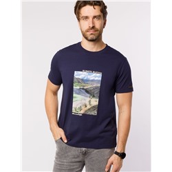 Футболка из премиального хлопка с авторским принтом