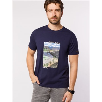 Футболка из премиального хлопка с авторским принтом