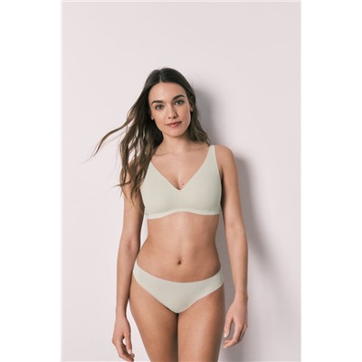 Top halter liso clean cut verde