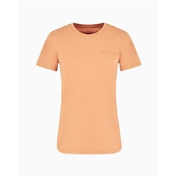 REGULAR FIT T-SHIRT WITH MINI SIGNATURE PRINT IN ASV COTTON