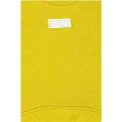 Kız Çocuk Fıstık Yeşili Basic Bisiklet Yaka Sweatshirt