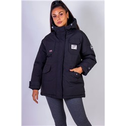 Парка с капюшоном Евро-зима, демисезон арт.82228