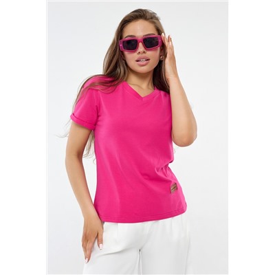 Футболка женская с v-образной горловиной РИФУТЖЕН