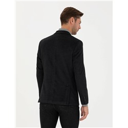 Antrasit Ekstra Slim Fit Spor Ceket