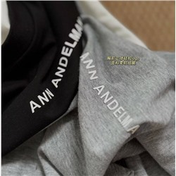 Трендовый женский двухслойный лонгслив An*n Andelma*n 🩶  Реплика 1:1