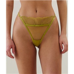 Tanga de tul con bordados