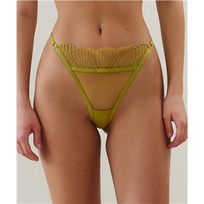 Tanga de tul con bordados