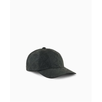 Satin fabric visor hat with logo