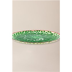 Nora Servis Tabağı - Yeşil - 33 cm