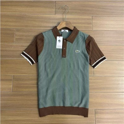 Мужское трикотажное поло  ЛАКОСТ*Е