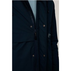 Chaqueta con capucha Azul noche