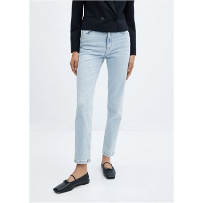 Jeans Newmom confort tiro alto