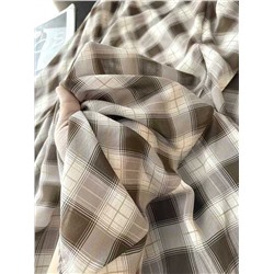 Женская юбка с высокой талией и ретро-шотландкой МО*КО