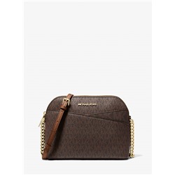 Michael Kors Outlet Jet Set Travel Medium Logo Dome Crossbody Bag