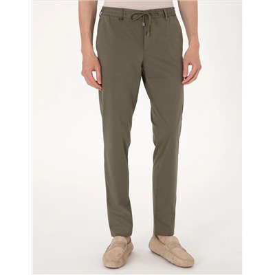 Yeşil Ex. Slim Fit Kumaş Pantolon