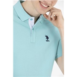 Erkek Mint Basic Polo Yaka Tişört
