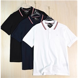 Мужская хлопковая рубашка-поло  ТОММИ ХИЛФИГЕ*Р