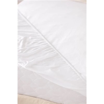 Belle King Size Lastikli Bambu Çarşaf - Beyaz