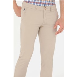 Erkek Taş Kanvas Pantolon