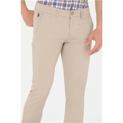 Erkek Taş Kanvas Pantolon