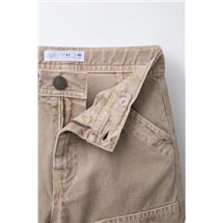 WIDE-LEG CARPENTER TROUSERS WITH POCKETS