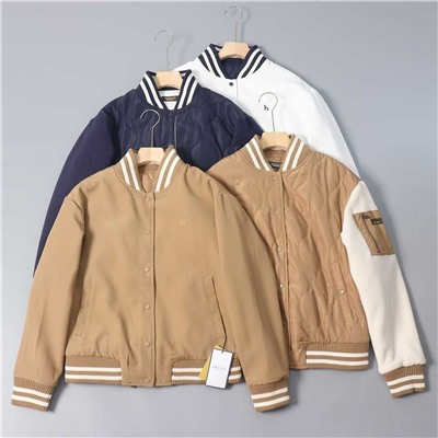 Женская двухсторонняя стеганая куртка - бомбер HAZZY*S