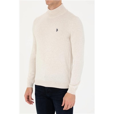 Erkek Taş Melanj Basic Kazak