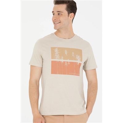 Erkek Taş Bisiklet Yaka Tişört