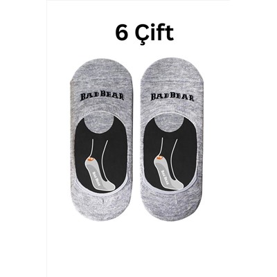 Bad Bear, 18.01.02.001-c19 Core Zero 6lı Unisex Babet Çorap