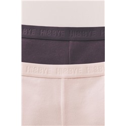 Pack 2 bragas boxer algodón morado rosa