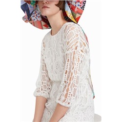 Vestido estilo crochet Johnson Hartig