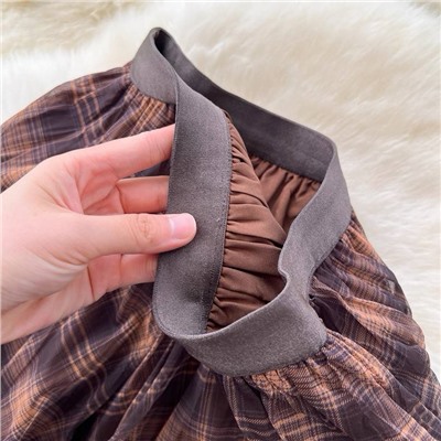 Шифоновая многослойная юбка-макси  6 цветов