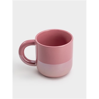 Кружка, 350 мл, тёмно-розовая, Горизонт