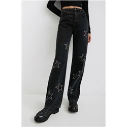 Vaqueros slim estrellas glitter