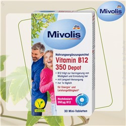 Vitamin B12 350 Depot, 30 Mini-Tabletten, 6 g