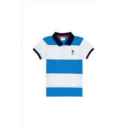 Erkek Çocuk Saks Polo Yaka Tişört