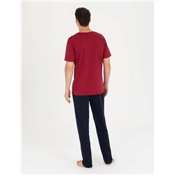 Bordo Pijama Takımı