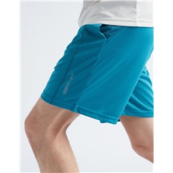 Reflective Print Sports Shorts, Men, Blue