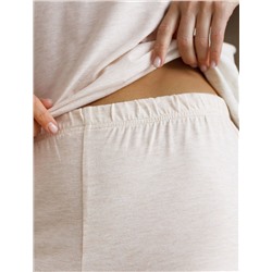 Прямые брюки из эластичного хлопка с контрастным кантом