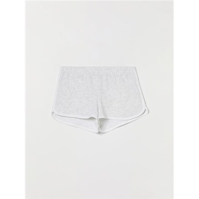 BASIC PLUSH SHORTS WITH PIPING