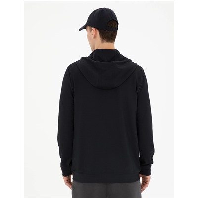 Lacivert Regular Fit Örme Hırka